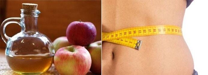 El vinagre de sidra de manzana puede ayudarlo a perder peso en casa
