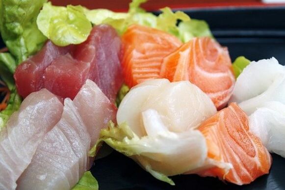 carne y pescado para la dieta japonesa